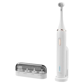 FUTURE LAB. 未來實驗室 Type-C充電 電動旋轉潔牙組 附刷頭收納盒, 1組, Ultraclean, 白色