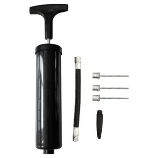 곰지홈 미니 에어펌프 휴대용 공기 주입기, 블랙, 1개