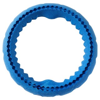 파스텔펫 반려동물 터그 프리스비 링장난감, 블루, 1개