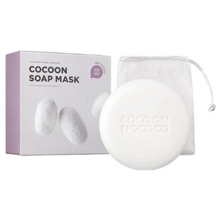 SKIN1004 殭屍美妝蠶絲蛋白潔面皂 附起泡網, 100g, 1盒