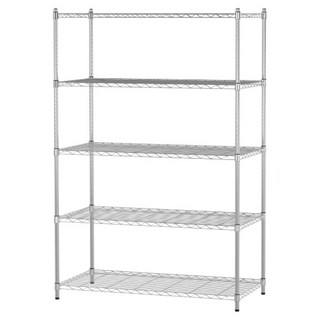 KI WISH 居家生活 輕型1架兩用組合式層架 5層架/2層架 + 3層架, 銀色