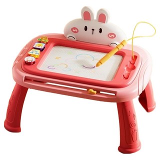 Funysofy 動物素描磁鐵板, 兔子粉紅色, 1個