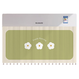 Objet L 一鍵式冷氣擋風板 小花 90 x 40 cm, 單一商品