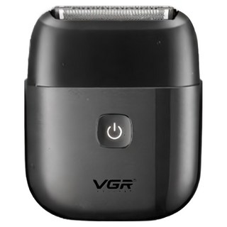 Vgr 往復式三刀刮鬍刀 附充電線 + 清潔刷, 黑色, V-340