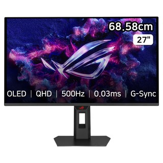 에이수스 QHD 500Hz 게이밍 모니터, 68.58cm, ROG Strix OLED XG27AQDPG
