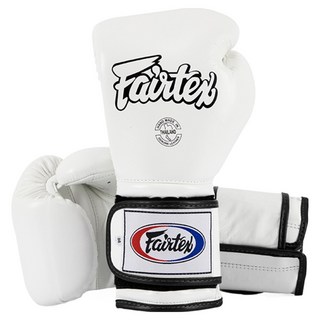 Fairtex BGV9 墨西哥風格拳擊手套, 白色, 1套