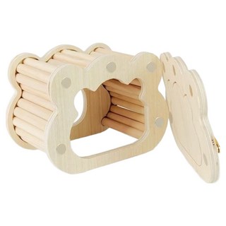 磁吸式偷窺屋, 1個, 松木色