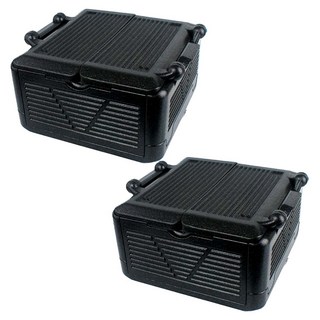 TOP&TOP 超輕量霸王折疊保溫箱 中型 2個, 24L, 黑色