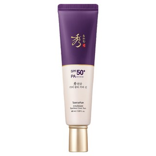 Sooryehan 秀雅韓 天蔘遮瑕防曬乳 SPF50+ PA++++, 1個, 60ml