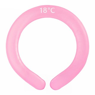 AHOYE 消暑神器降溫涼感頸圈, 1個, 櫻花粉