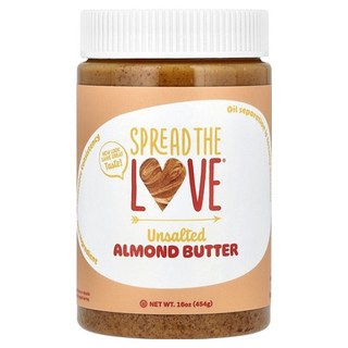 Spread The Love 滑順杏仁醬, 1個, 454g