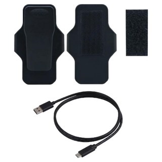 Transcend 創見 DrivePro Body 360度旋轉背夾/魔鬼氈背夾配件組 DPB10C專用, 1組, TS-DBK6