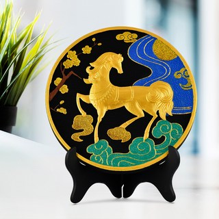 命運好好玩 馬上發財炭雕擺鎮 8110493, 黑色, 1個