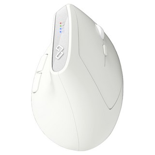 맥스틸 여성용 작은손 무소음 블루투스 무선 버티컬 마우스, 화이트, GM-EDB10