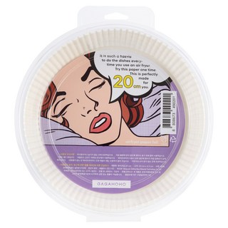 家家戶戶 氣炸鍋烘焙紙, 1個, 20cm