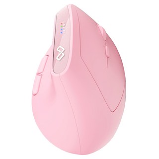 맥스틸 여성용 작은손 무소음 블루투스 무선 버티컬 마우스, 핑크, GM-EDB10