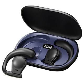 DTAudio 聆翔 耳掛式藍芽耳機, 黑色, DTA-K35