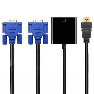 DTAudio HDMI轉VGA連接線 1080P, 1個, 15cm