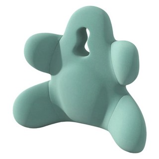 人體工學護背透氣記憶棉腰靠墊, 抹茶綠