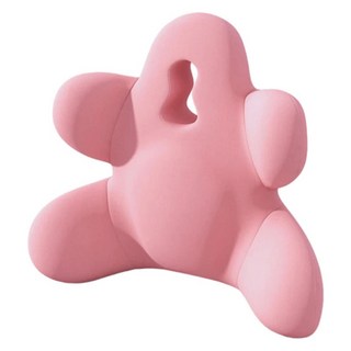 人體工學護背透氣記憶棉腰靠墊, 粉色