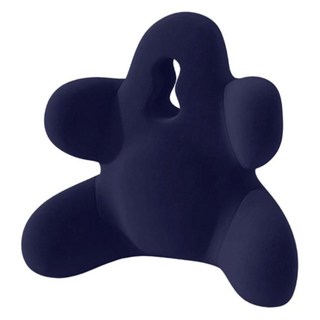 人體工學護背透氣記憶棉腰靠墊, 藏青色