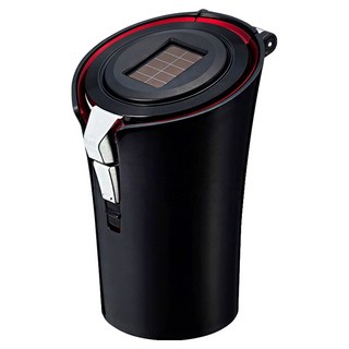 Seiko 精工 太陽能LED 煙灰缸 ED-235, 黑色, 1個