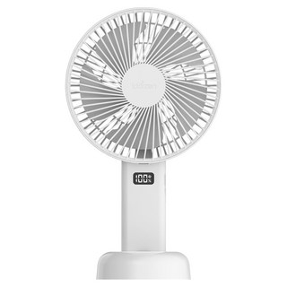 끌리젠 미니 휴대용 무선 핸드형 무소음 냉각 손 선풍기, KLZ-pf01, 화이트