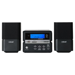 인켈 올인원 미니 컴포넌트 + 분리형 오디오 블루투스 스피커 세트, IK-CP250MC, 블랙