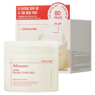 JMsolution 肌司研 Alpha 去角質化妝水棉片 180ml, 1個, 80枚入