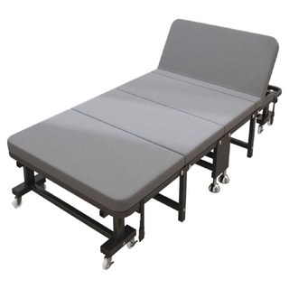 彬彬小舖 豪華折疊床 辦公室午休床 多段可調節, 灰色