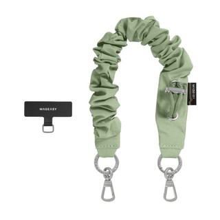 MAGEASY Scrunchie Wrist Strap 手腕掛繩掛繩片組, 鼠尾草綠, 1組