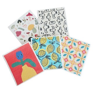 루오 셀룰로오스 행주 5종 세트 5A, 1세트