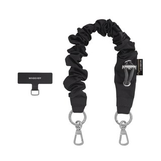 MAGEASY Scrunchie Wrist Strap 手腕掛繩掛繩片組, 煤炭黑, 1組