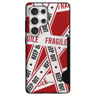 WAVESTUDIO 警告標示卡 2張 MagSafe 超薄防撞手機殼