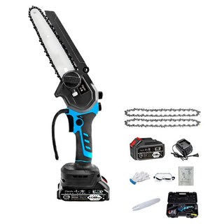 Ogula 小倉 8寸無刷數顯電鏈鋸 十節一電 + 2根鏈條 自帶油壺送座充, 1組