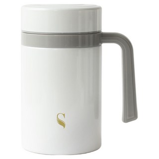 SWANZ 天鵝瓷 馬克杯, 500ml, 1個, 白色