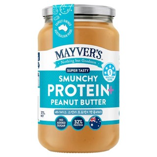 MayverS Smonky 蛋白質Plus 花生醬, 1個, 375g