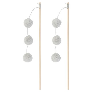 트릭시 고양이 캣닢볼 댕글러, 혼합색상, 2개