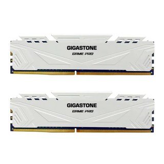 GIGASTONE 立達 16GB 電競超頻 桌上型記憶體 8GB 白色 PC專用, DDR4‐3200‐8U‐2‐GST‐Game Pro‐White, 2個