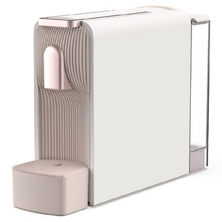 SCISHARE 心想 心想 Nespresso 兼容 膠囊咖啡機 第2代, 玫瑰金 + 米色, 3A-C289A