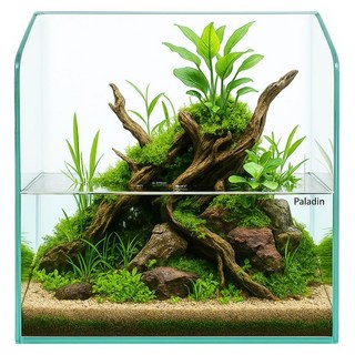 샘아쿠아 팔라딘 테라리움 비바리움 올디아망 어항 TB-200, 투명, 1개