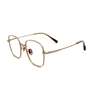 ALEGANT 精緻輕量鈦質感霧面光學方框UV400濾藍光眼鏡