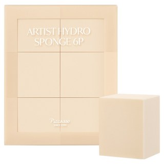 PICCASSO 畢卡索 ARTIST 水潤海綿 6入, 1個, 單一顏色
