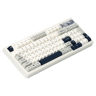 iNOViA YUNZII Keynovo RGB 熱插拔 Gasket結構 全潤滑 復古 機械式 有線 鍵盤, 茶軸, IF98, 復古白, 標準型