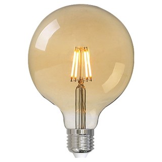 Mellibing DS 愛迪生燈泡 G125 LED 4W, 燈泡色, 1個