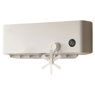 BM Design 現代螺旋槳式冷氣擋風板 象牙白, 1個, 單一商品