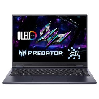 acer 宏碁 Predator 筆記型電腦 14.5吋 WQXGA+ 120Hz OLED 鏡面/Ultra 9 285H/NVIDIA RTX 5070 8G, 黑色, 1TB, 32GB, Windows 11, PHN14-71-96GV