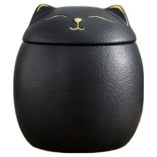 寵物骨灰罈 貓咪 小號 黑色, 1個