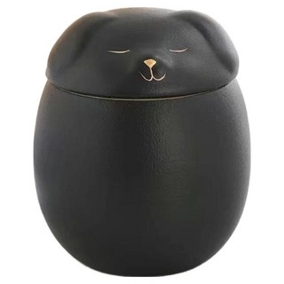 寵物骨灰罈 狗狗 小號 黑色, 1個