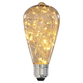 Mellibing LED DS 愛迪生燈泡 銀河 3W XT-64, 1個, 燈泡色